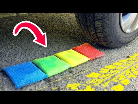【Asmr】アンパンマンのおもちゃ達を車のタイヤで踏んでみた！！【Asmr】アンパンマン＆バイキンマンのショートコント
