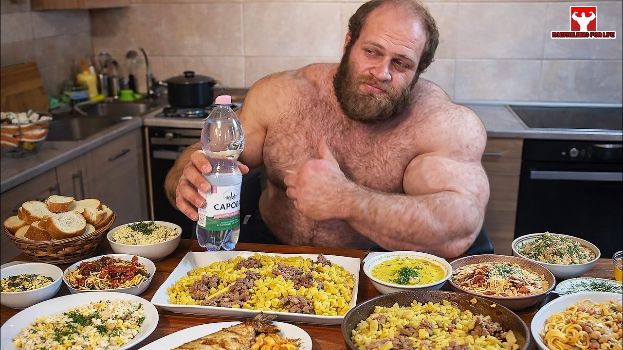 Андрей Смеев потребляет 15 000 калорий в день — питайтесь как монстр.