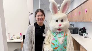 I was the Easter bunny yesterday at midland memorial Hospital