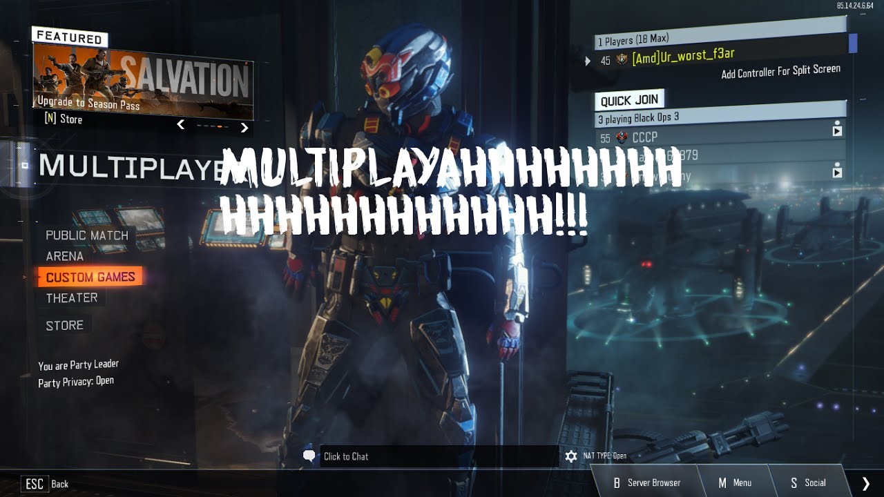 Cod Bo3 Melee only - YouTube