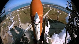 [10 Hour Docu] Space Shuttle Launches Slow-Mo Close Up - Video & Music [1080HD] SlowTV