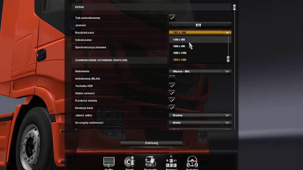 jak ustawić dobrą grfikę w ets2 na słabszym PC YouTube