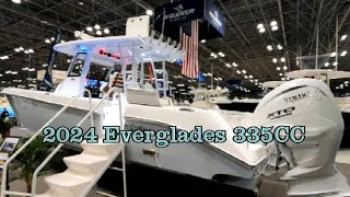 2024 Everglades 335 from the NY Boat Show