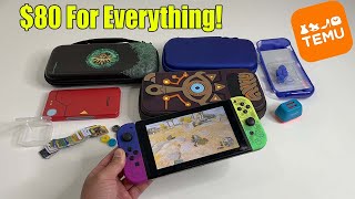 TEMU Nintendo Switch Accessories Shopping!