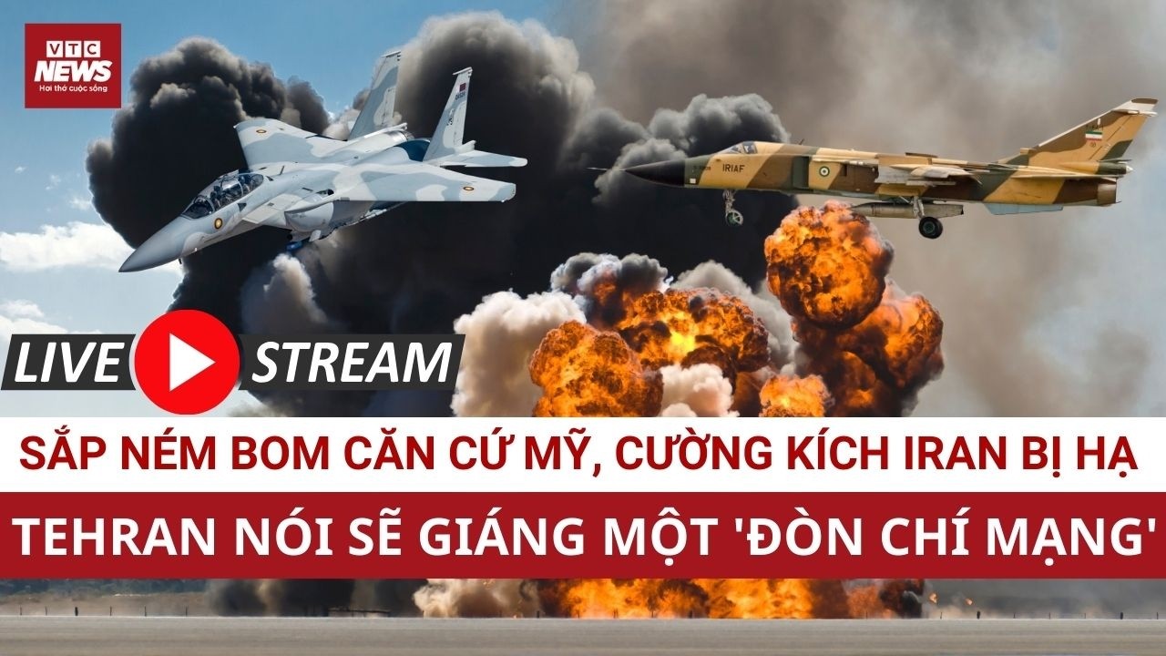 Trực tiếp: Cường kích iran bị Qatar bắn hạ ngay sát căn cứ Mỹ, Tehran có tiếp tục phản công?