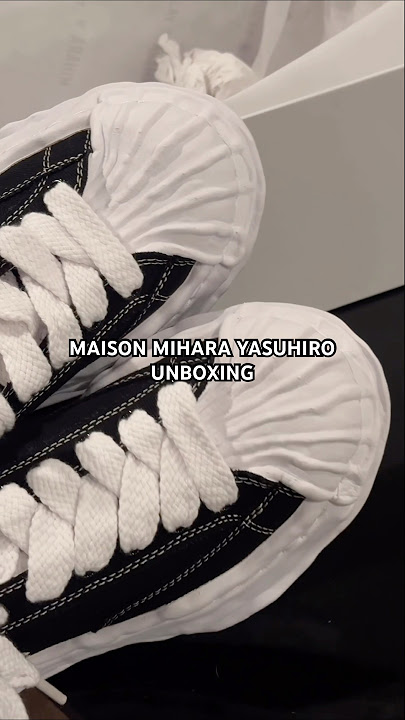 unboxing maison mihara yasuhiro blakeys 🖤 #mmy #maisonmihara