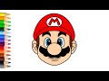 How to draw super mario bros