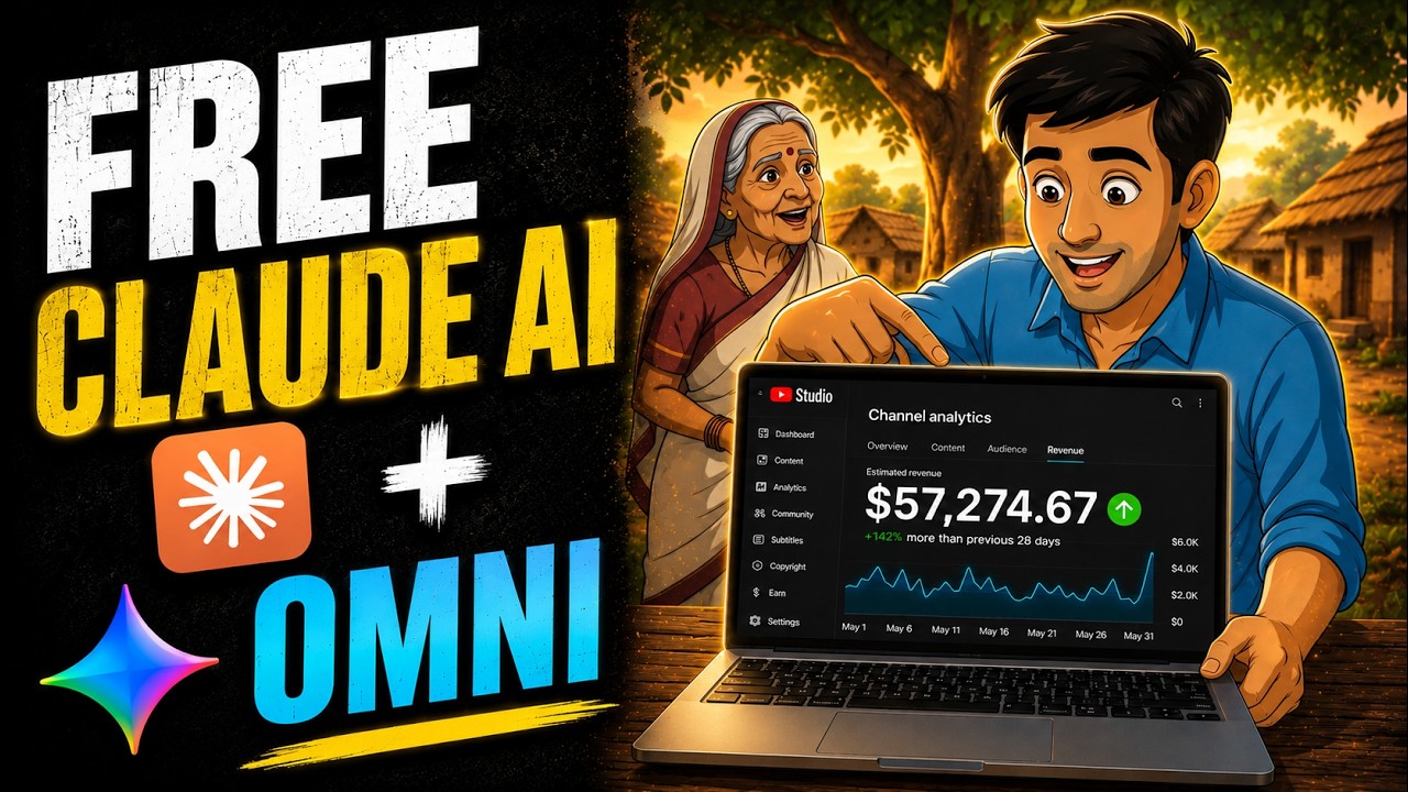 zapiwala ai thumbnail about using Claude and Gemini OMNI to make a 2D animated movie