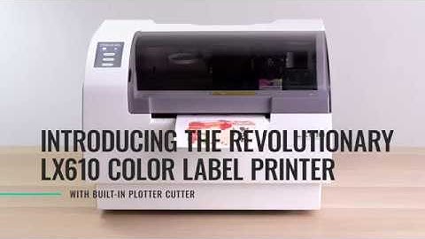 Primera LX610 Color Label Printer with Built-In Plotter Cutter - Print & Cut Your Own Product Labels