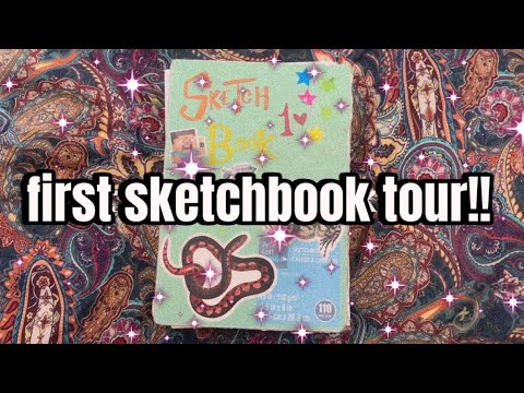 MY FIRST SKETCHBOOK TOUR !!!!!!! :D - YouTube