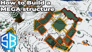How to build an Awesome Mega Structure in Minecraft 1.14 Survival : Sourceblock SMP