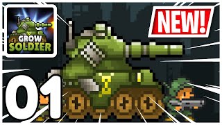 Merge Soldie Idle Game - Grow Soldier - Gameplay Walkthrough Part 01 (iOS, Android) screenshot 2