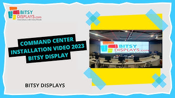 COMMAND CENTER INSTALLATION VIDEO 2023 BITSY DISPLAY
