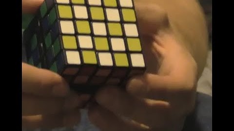 5X5X4 Cuboid Solve (Modded Puzzle Cube)