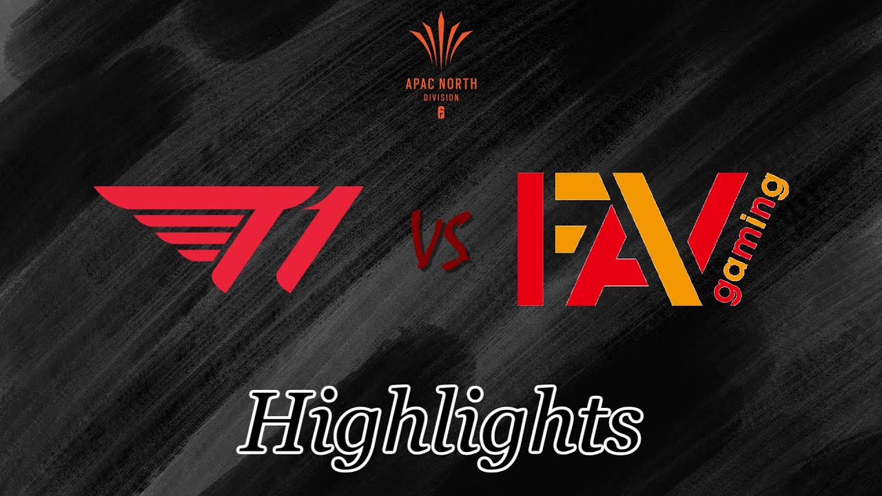 【冷静なクラッチ】T1 vs FAV gaming 山荘 | APAC North Division 2021 ハイライト【R6S/レインボー ...