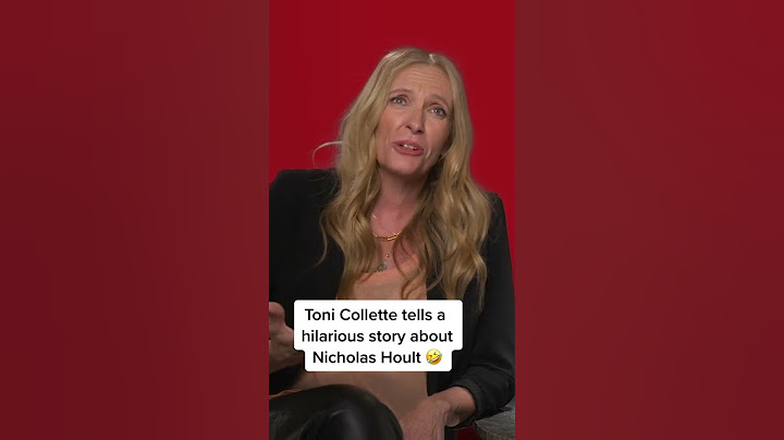 Toni Collette Tells A Hilarious Story About Nicholas Hoult