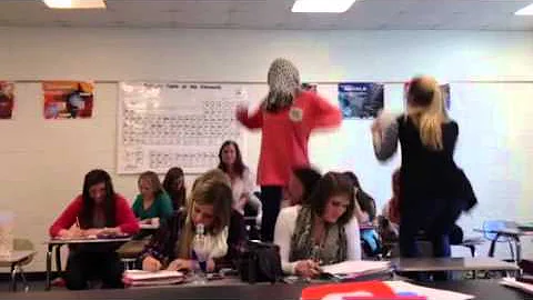 Harlem shake cheer edition!