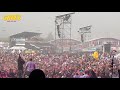 Crowd goes nuts to ‚Mo Bamba‘ despite pouring rain at Openair Frauenfeld (Sheck Wes in Switzerland)