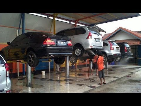 Video tata cara pemasangan hidrolik cuci mobil tipe Long - H ikame #carwash #autocare #automotive.. 