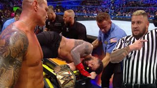 Roman Reigns Vs Randy Orton Undisputed Championship Match Solo Sikoa Refree