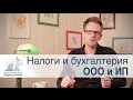 Налоги для ООО. Налоги для ИП. Бухгалтерия ООО и ИП.