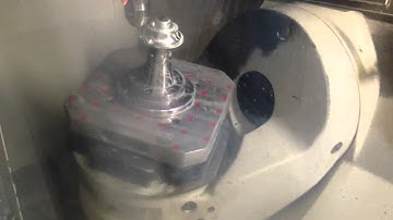 CNC 5 Axis Multiblade Component with hyperMill on Mikron HSM600U