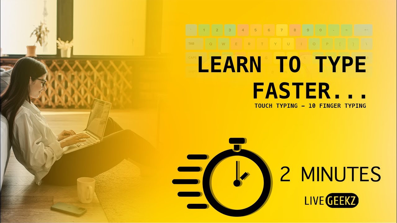 Learn To Type Faster - Touch Typing - YouTube