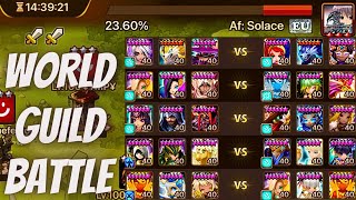 THIS FEI WOKE UP AND CHOSE VIOLENCE! - G3 World Guild Battle v Af: Solace [RANK 29]