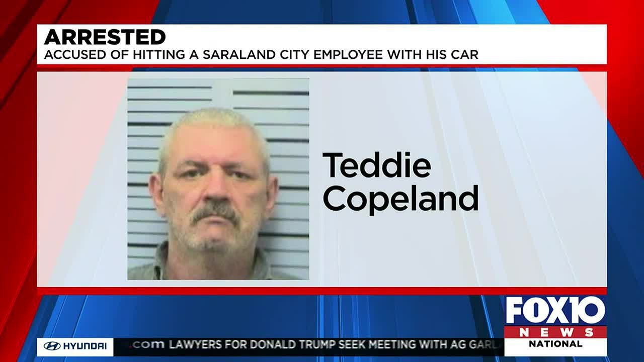 Man accused of hitting city worker with car in Saraland - YouTube