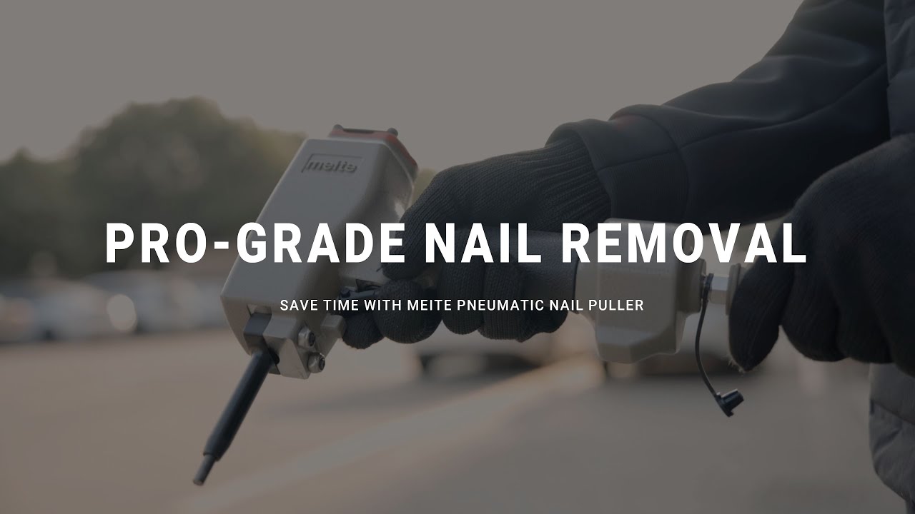 Pro-Grade Nail Removal Tool | Meite Pneumatic Puller in Action