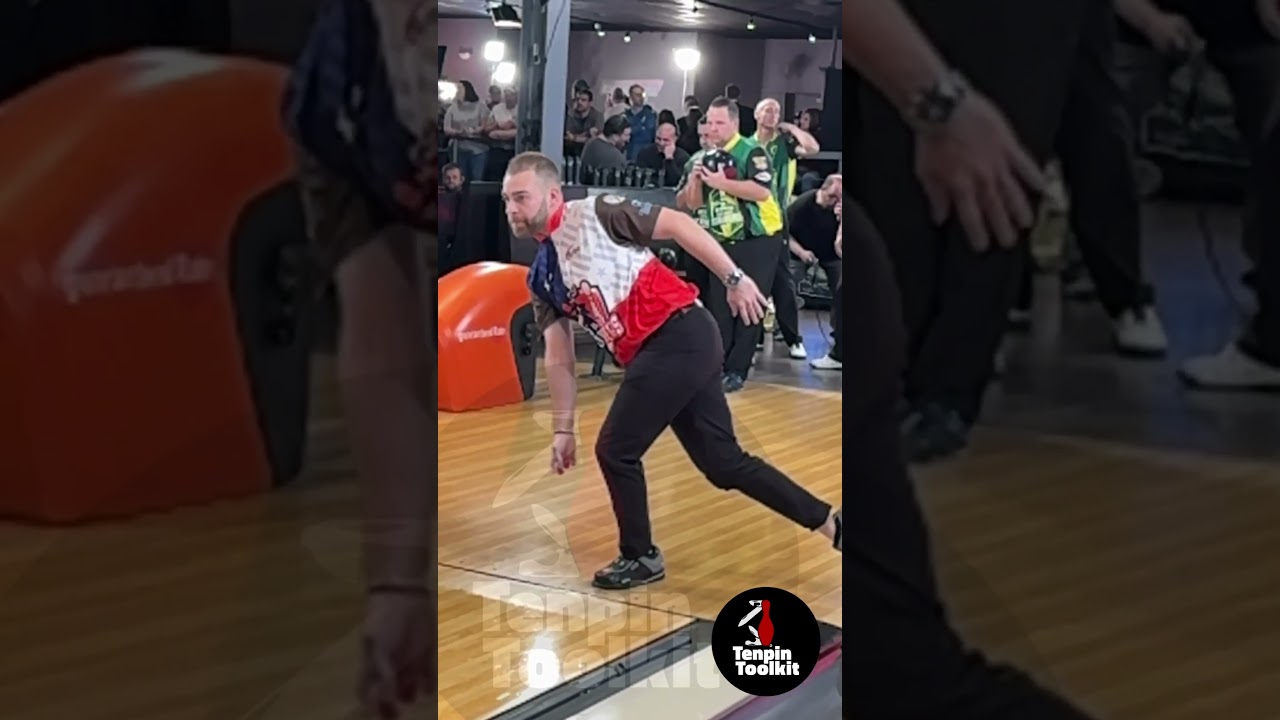 Frank Snodgrass - Slow Motion Approach and Release - PBA League Elias Cup 2023 @ Bayside Bowl