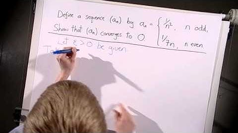 Convergence of sequences 2