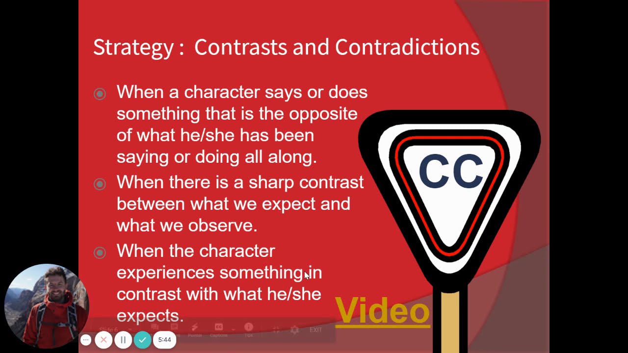 Reading Strategy Contrasts and Contradictions YouTube