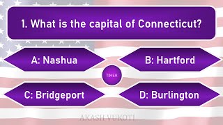 US State Capitals Quiz | Trivia Quiz | Part 1 screenshot 4