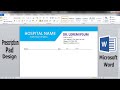 How to Create Letterhead Design in Microsoft Word 2010 | Pad Design Ms Word|