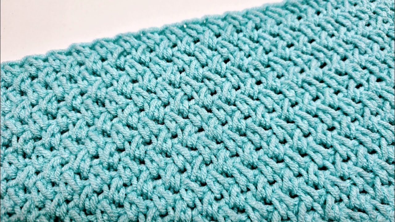 Crochet Easy Stitch For Blankets, Scarfs - Crochet Loop Variation Stitch