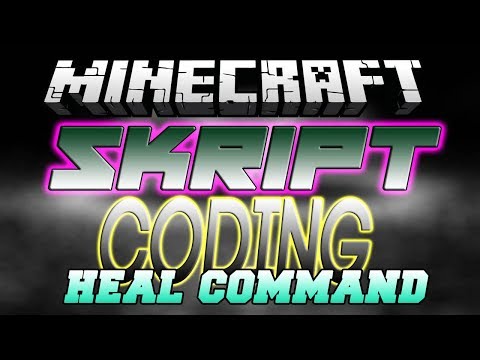 Minecraft Skript Coding - Heal Command (Part 1)