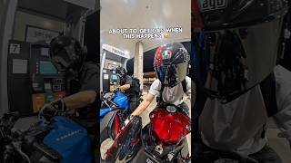 HE DID NOT LIKE MY WATER BLASTER #motorcycle #biker