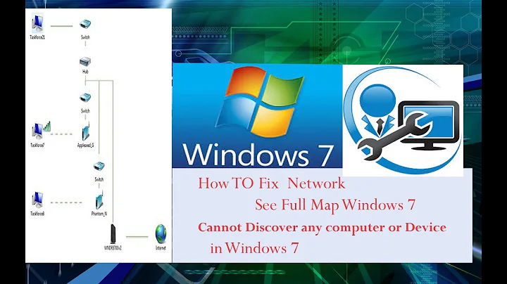 How TO Fix  Network See Full Map Windows 7 Cannot Discover any computer or Device in Windows 7