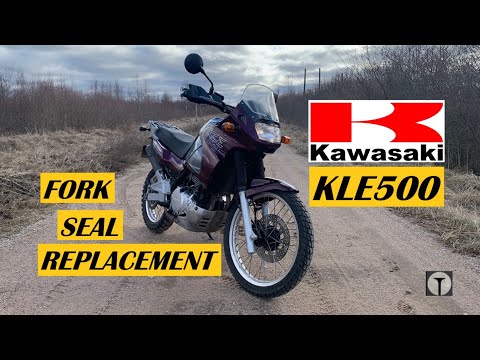 Kawasaki KLE500 Replacing The Fork Seals 