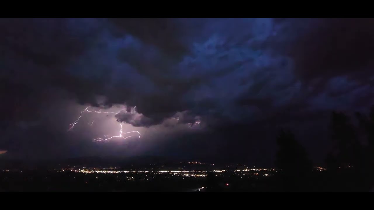 Thunder & Lightning Storm Kelowna BC YouTube