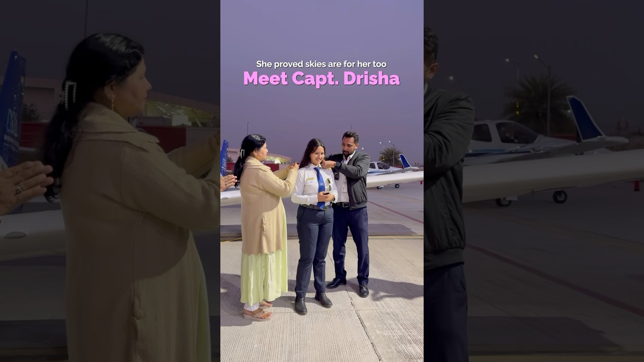 Proudly presenting Capt Drisha! 👩🏻‍✈️