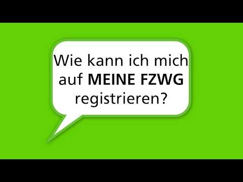 Wie registriere ich mich im Meine FZWG Serviceportal?