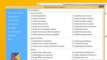 Enable OR Disable Folder Options   Security Tweaks    Windows 8 and 8 1   A Step by Step Tutorial
