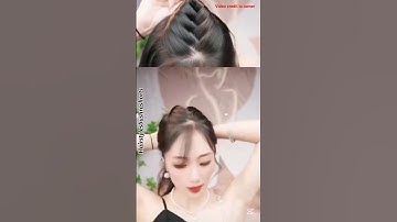 Beautiful hairstyle hair style of girls | #easyhairstyle #hair #youtubeshorts #ytshorts #fyp#shorts