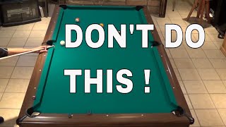 TEN REASONS YOU MISS EASY SHOTS AT POOL - Things NOT to do on ANY shot 8 Ball/9 Ball (POOL LESSONS)