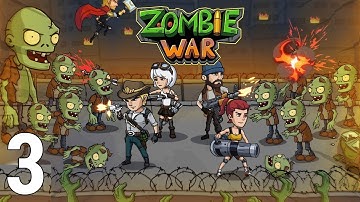 Zombie War Idle Defense Game Gameplay Walkthrough Part 3 - Rambo Hero (iOS/Android Games)