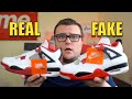 JORDAN 4 FIRE RED 2020 REAL VS FAKE (How to Spot Fake Jordan 4s)