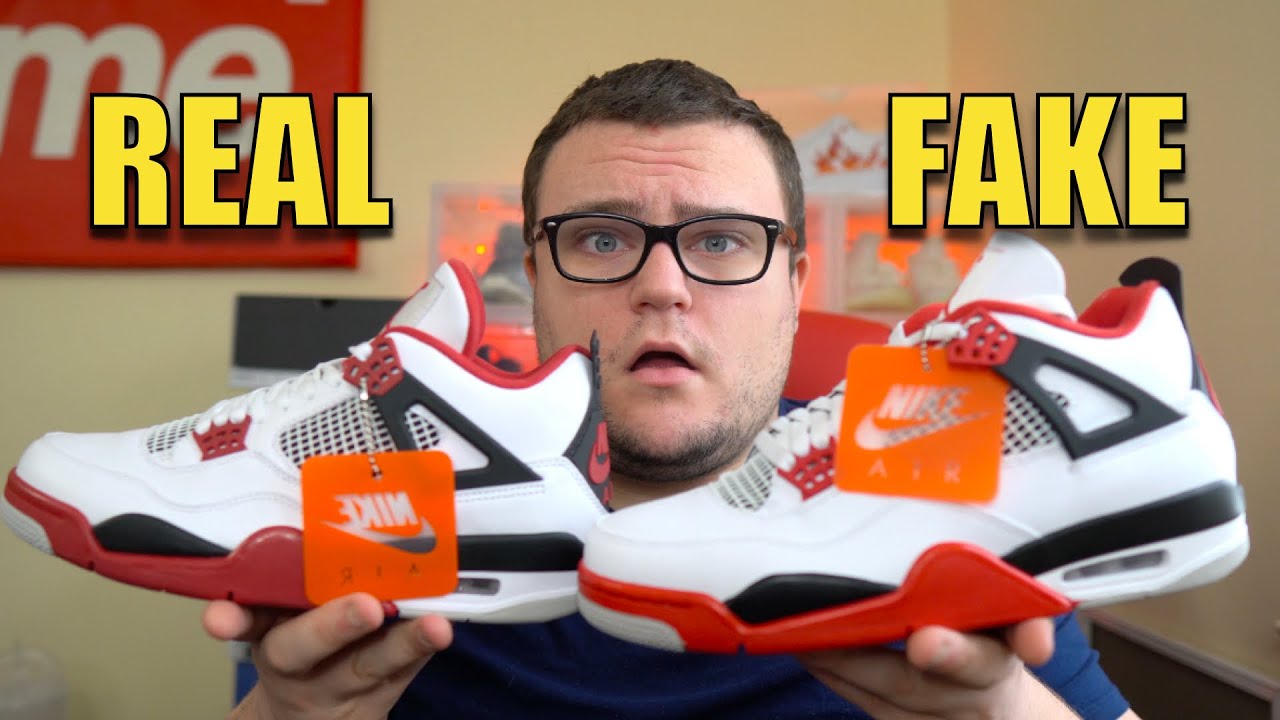 how to tell if jordan 4 are fake