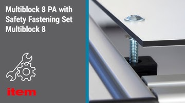 How do I mount panels with the Safety Fastening in accordance with the Machinery Directive? Tutorial